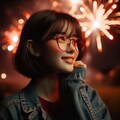 眼鏡女子 楓の打ち上げ花火 6枚目