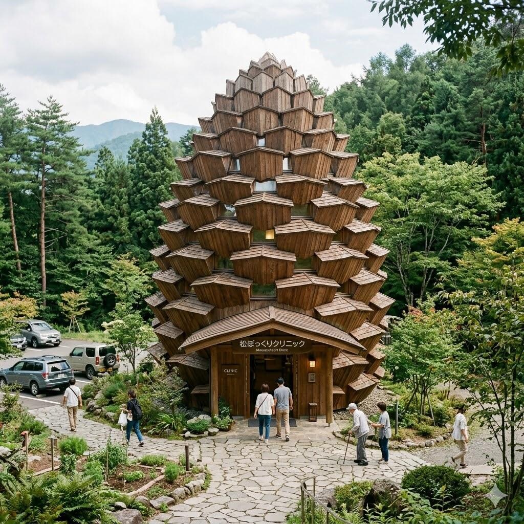 松ぼっくり風の病院