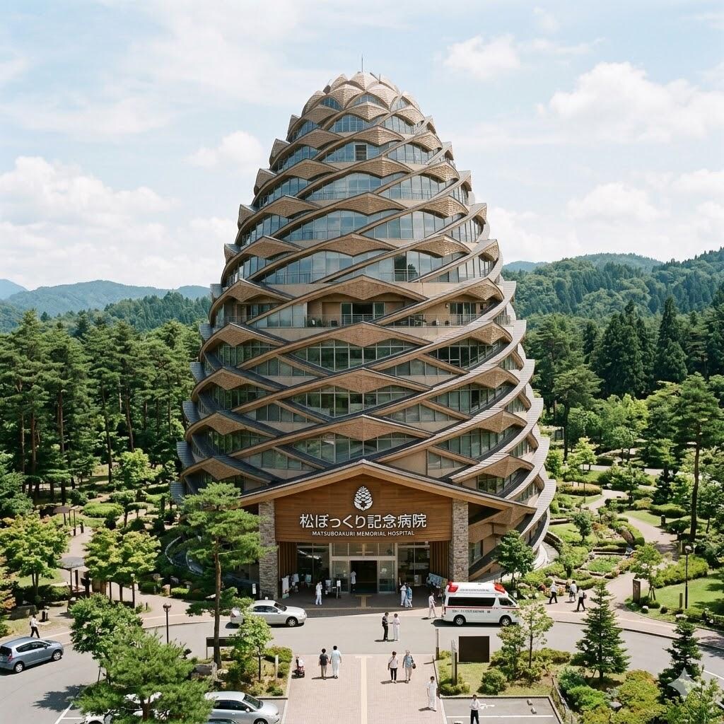 松ぼっくり風の病院
