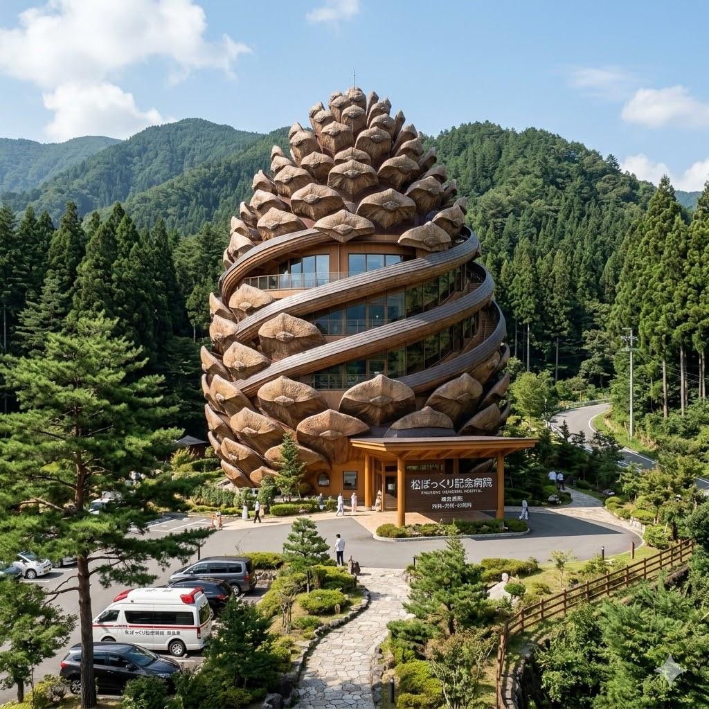 松ぼっくり風の病院