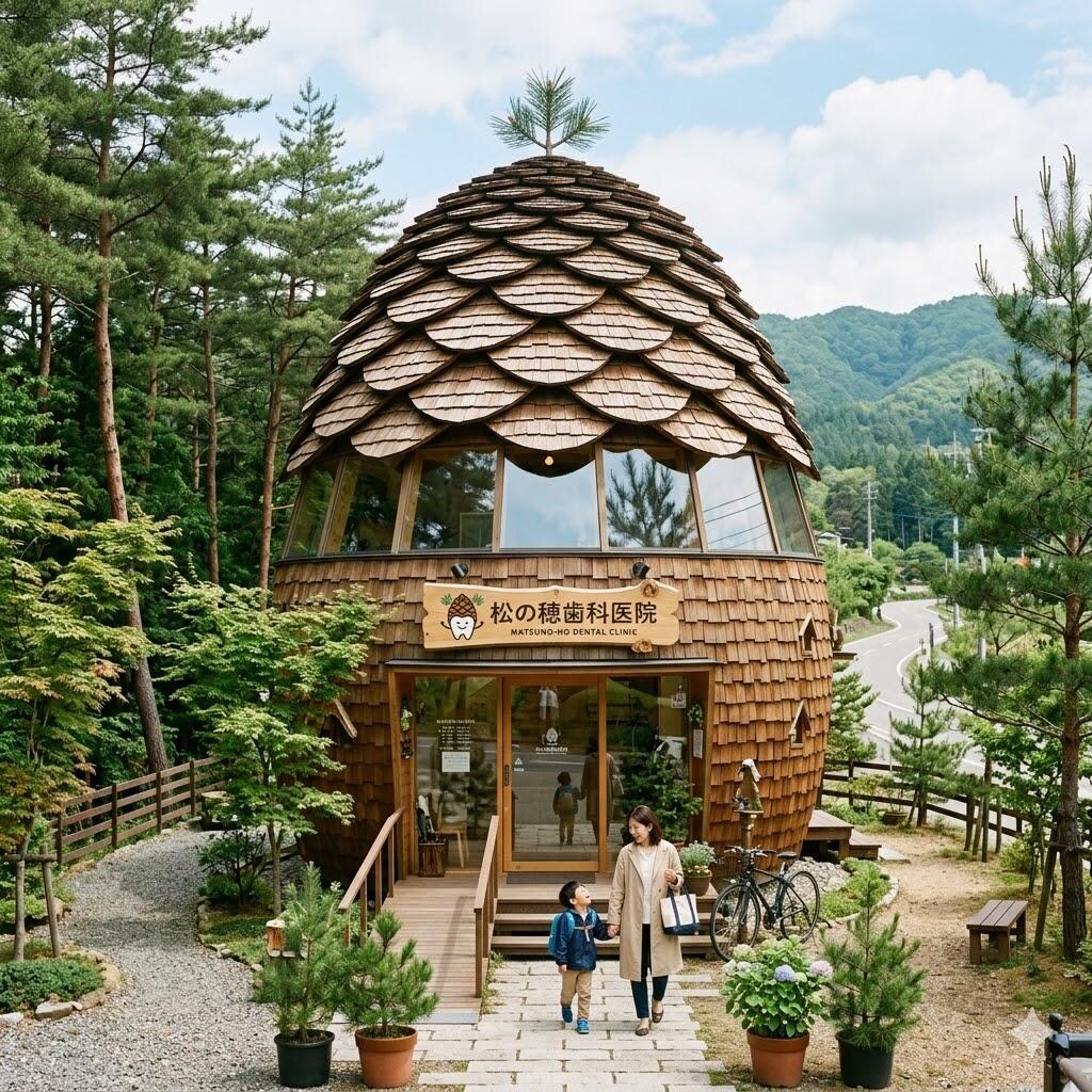 松ぼっくり風の病院
