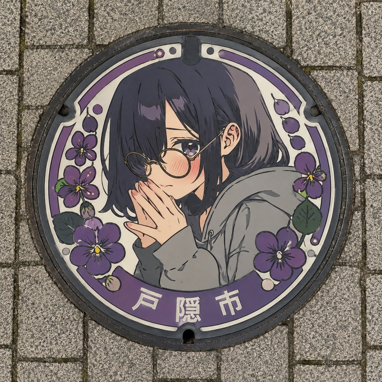 マンホールすみれちゃん