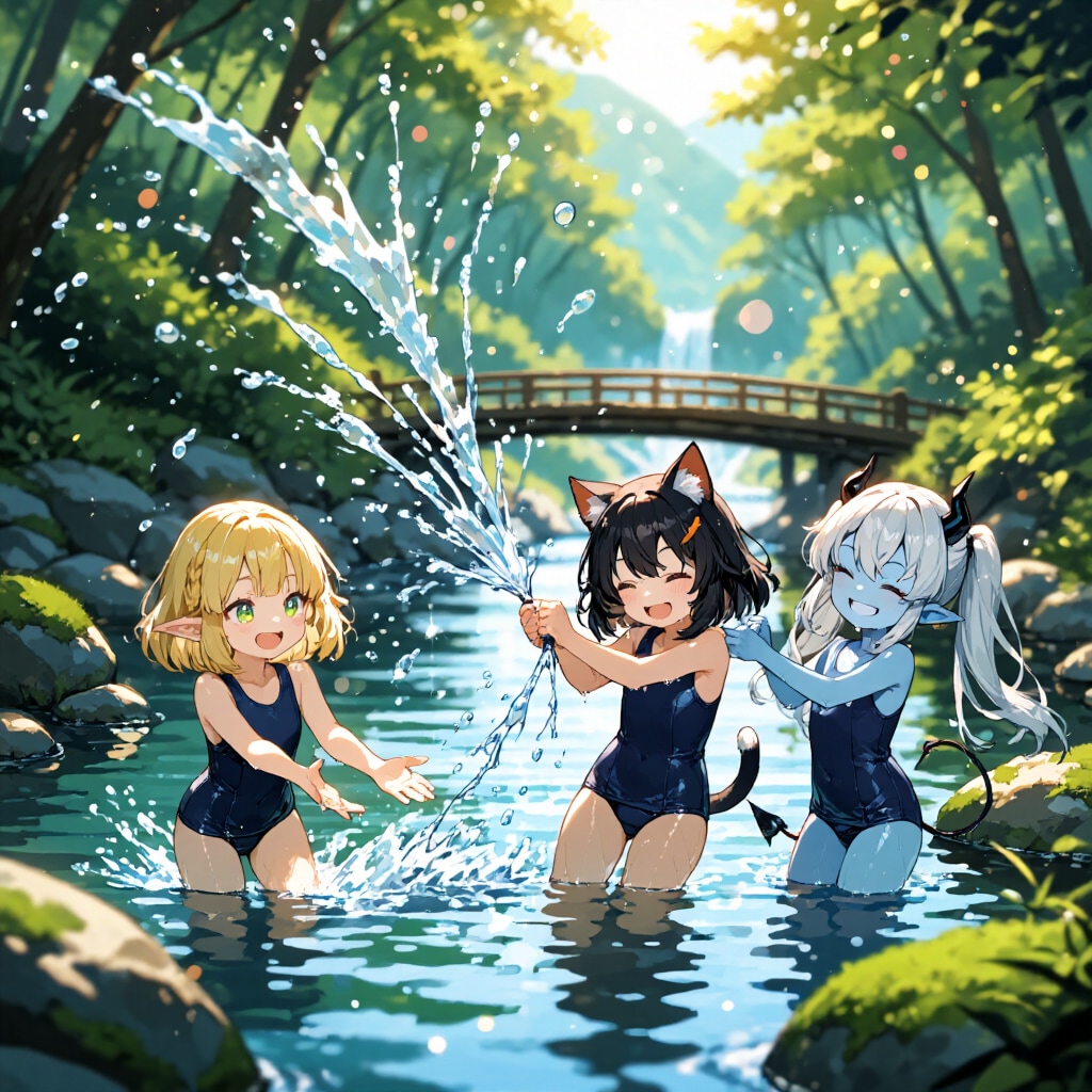 川遊び２