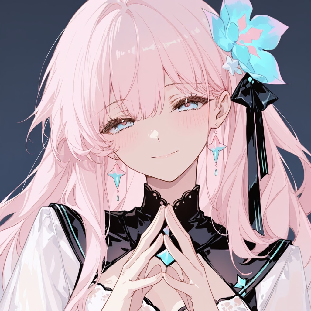 ピンク髪