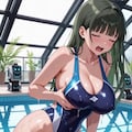 （正義兵器の威力がわかる！パラパラ疑似アニメ😍💕）恐るべし威力！ハイレグ股間に密着するだけで悪のハイレグ美少女達は擦るのが止められなくなり💦とめどなく美少女汁を流し💦・・やがて消滅に至る💦 12枚目
