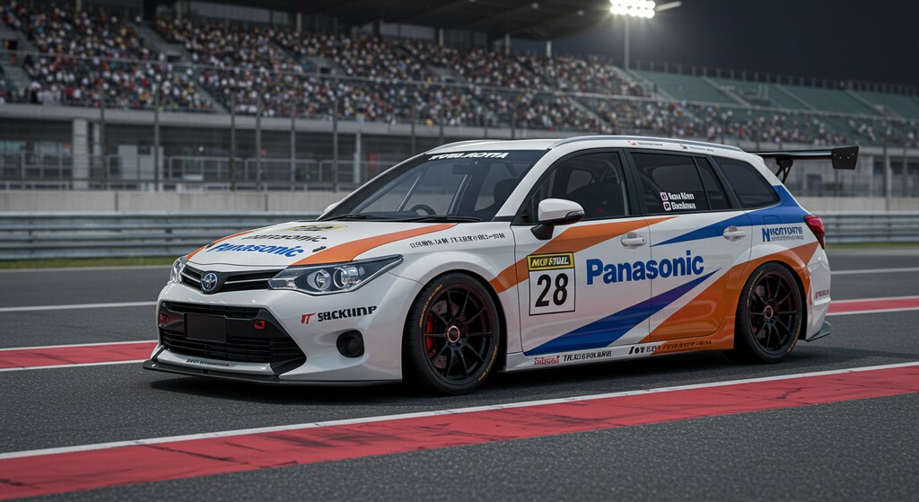 Panasonicカローラフィールダーレーシングカー