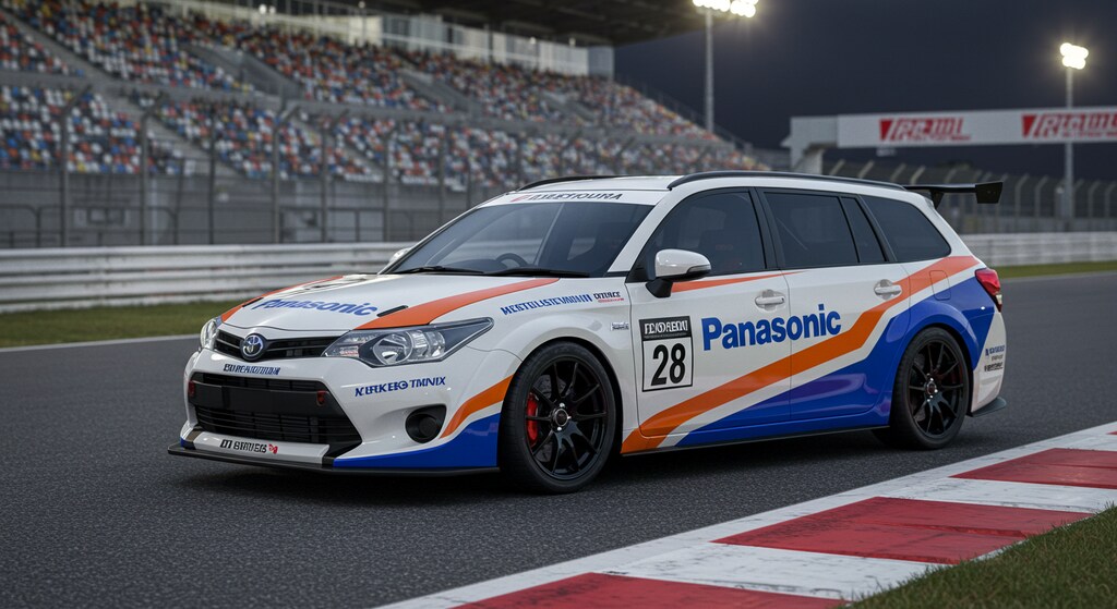 Panasonicカローラフィールダーレーシングカー