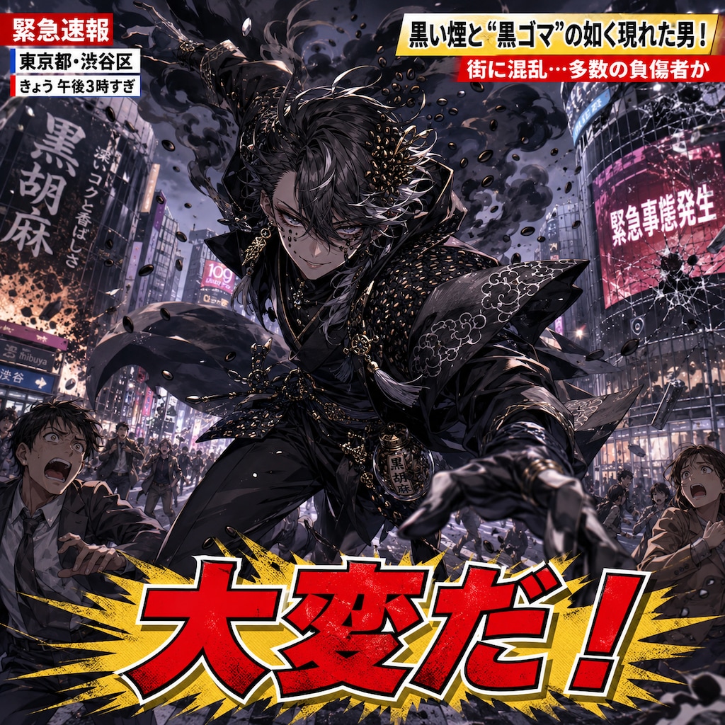 黒ゴマヴィラン現る！