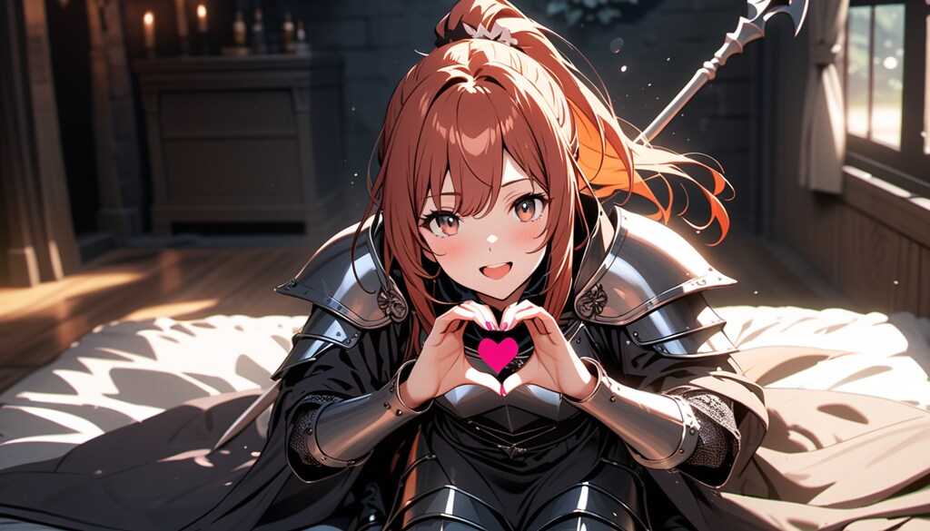 騎士ちゃんでいつものハート