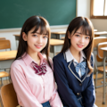 女子高生2人40 2枚目