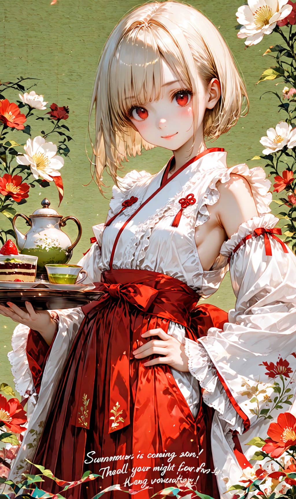 和風喫茶女子