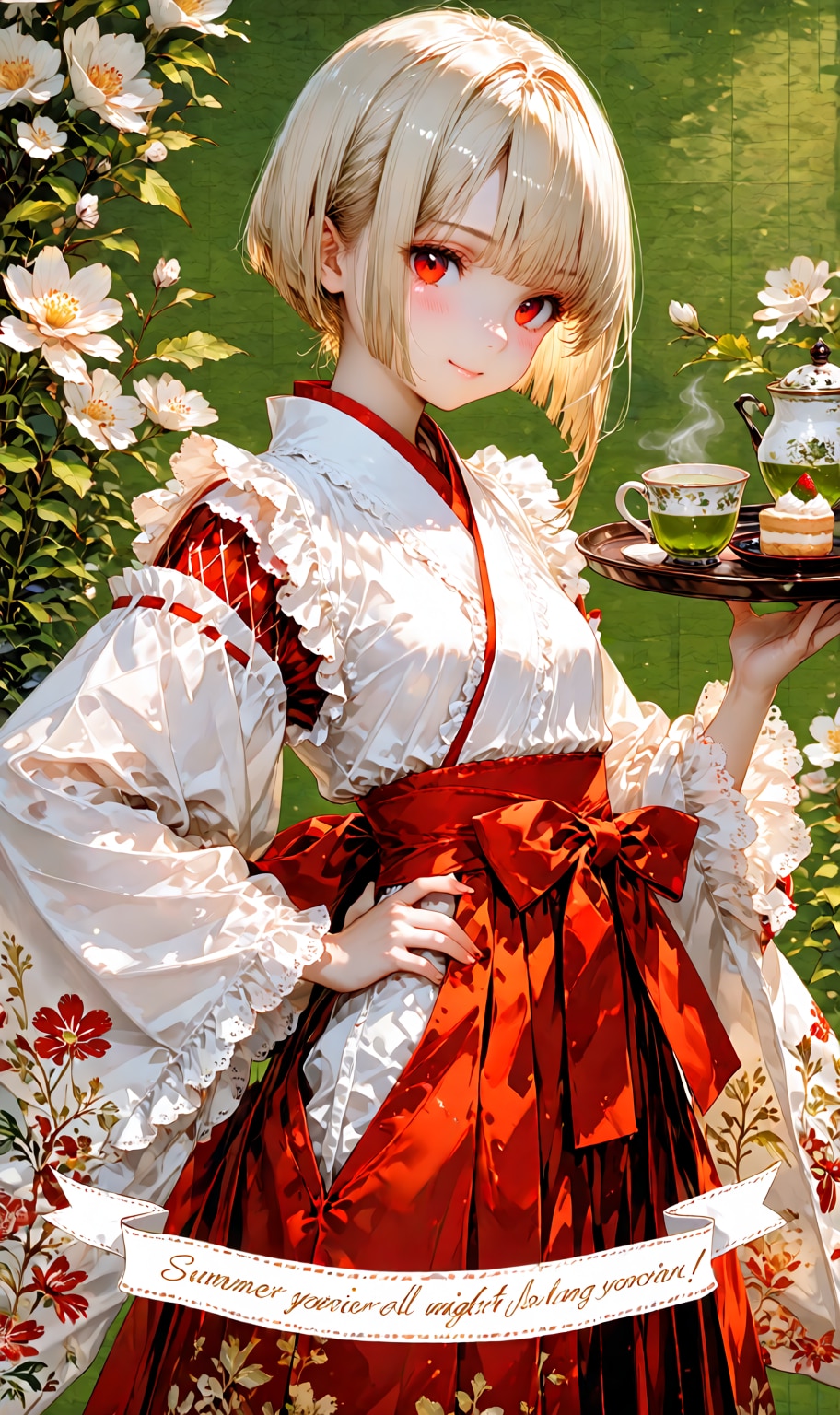 和風喫茶女子