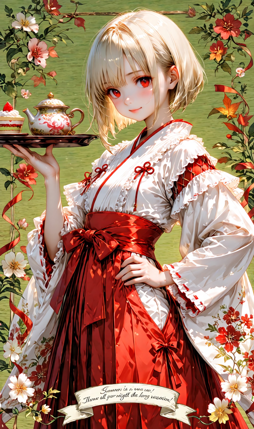 和風喫茶女子