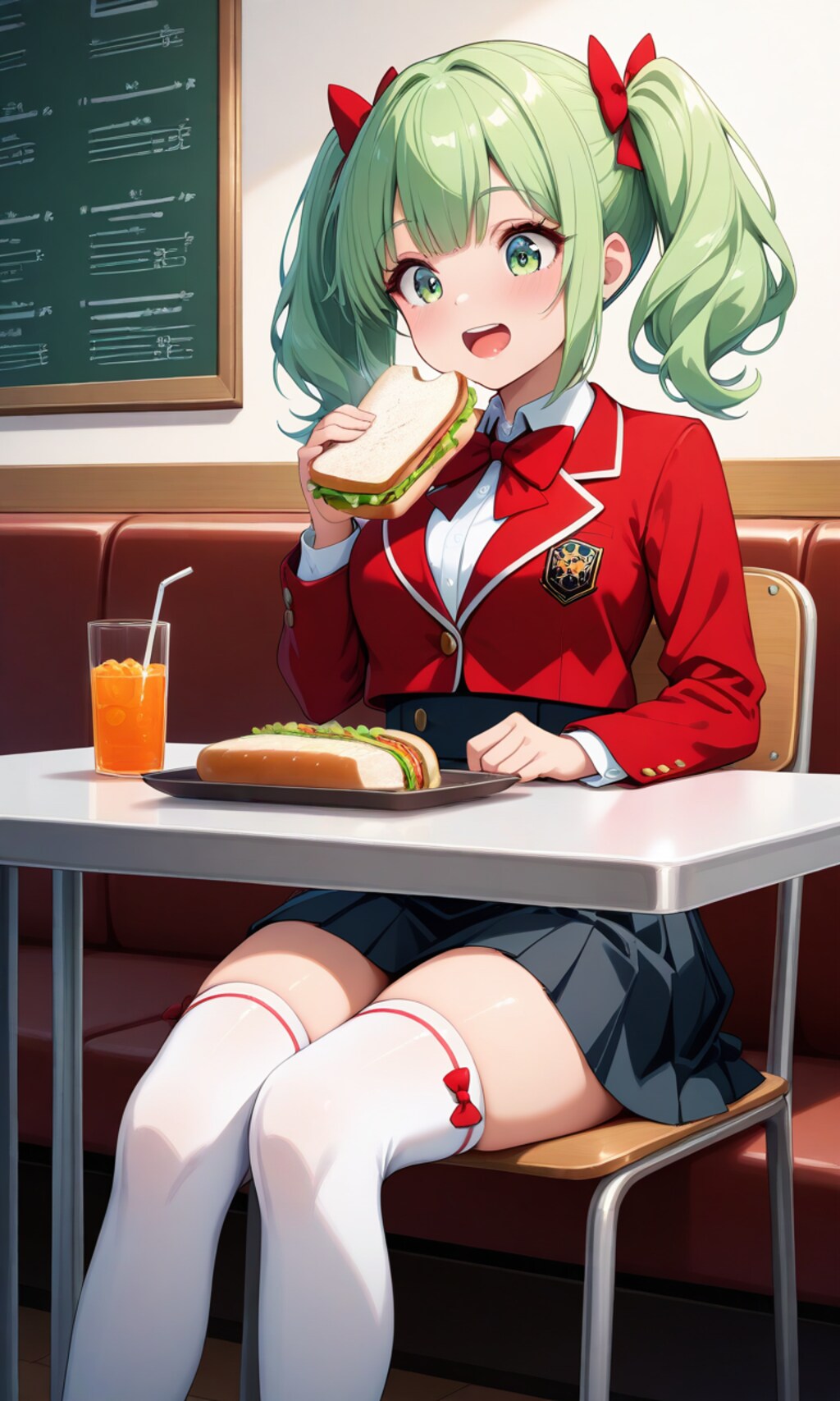 あおいちゃん、サンドイッチが気に入ったのかな？