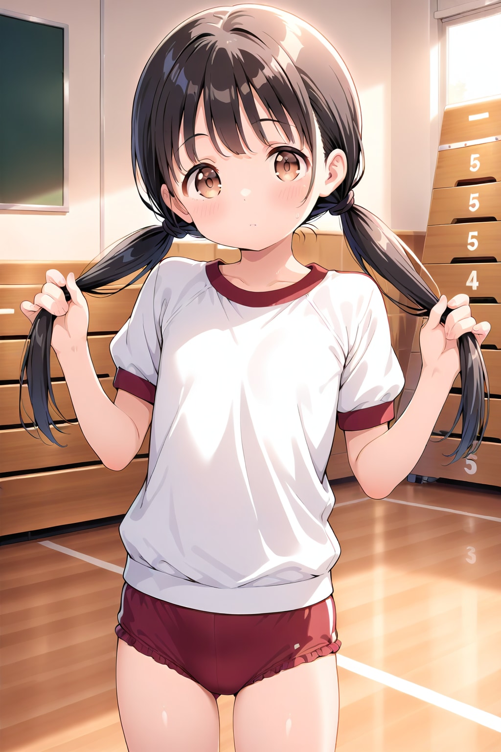 体操服美少女