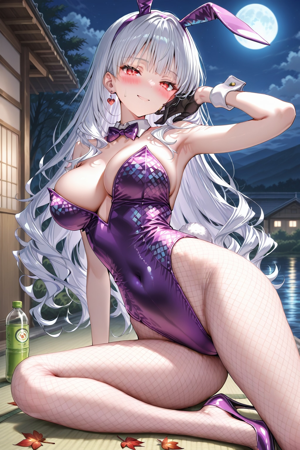 バニーガール衣装のお姫ちん