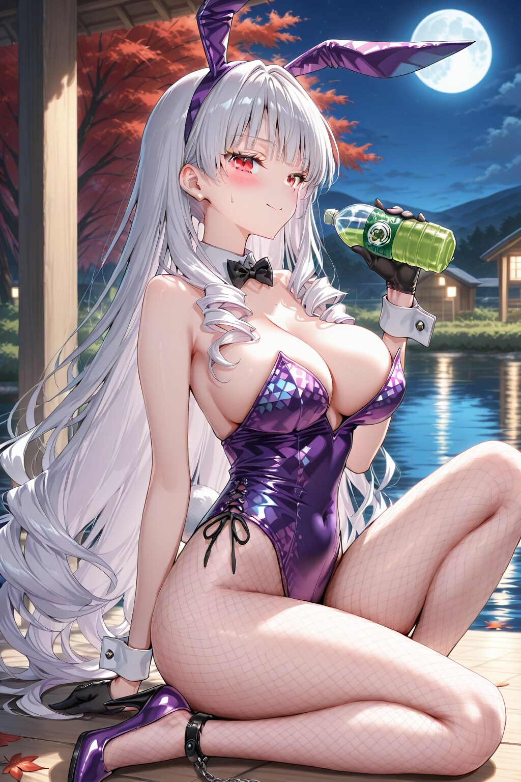 バニーガール衣装のお姫ちん