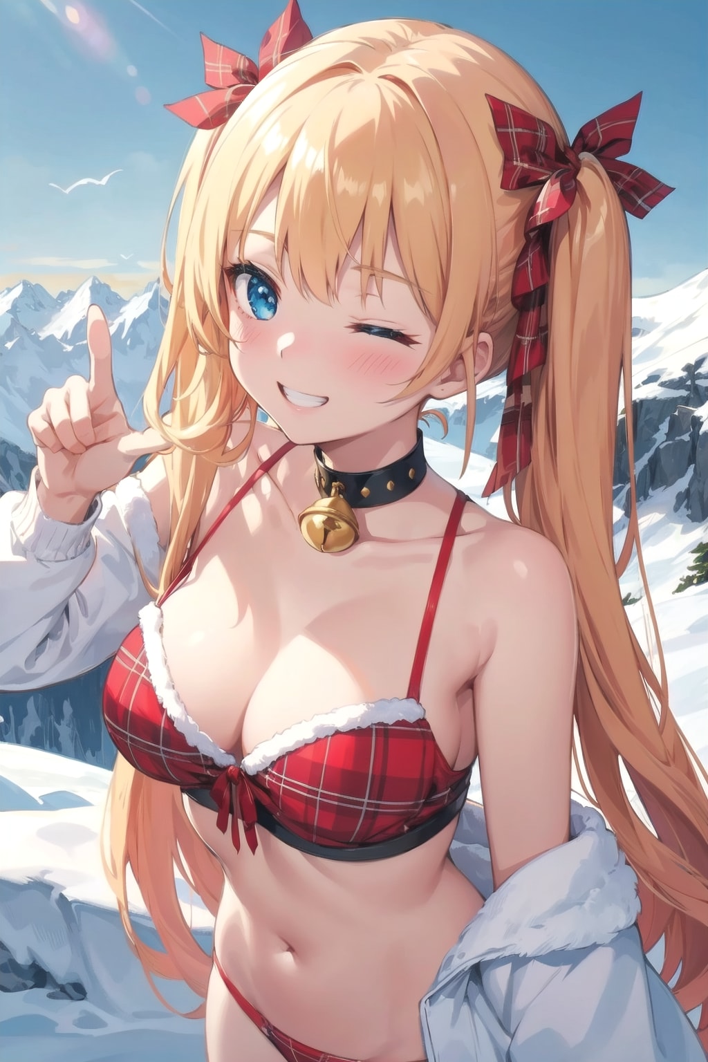 ちちぷいちゃんと雪山グラビア