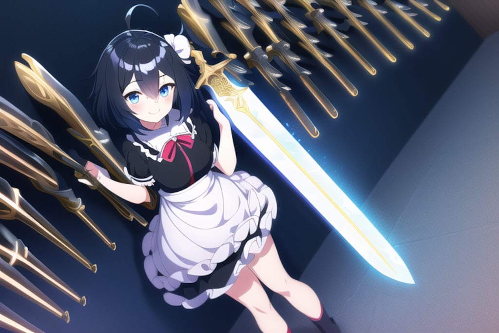 メイドさんの武器商店　属性魔剣セール中