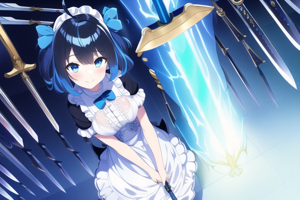 メイドさんの武器商店　属性魔剣セール中
