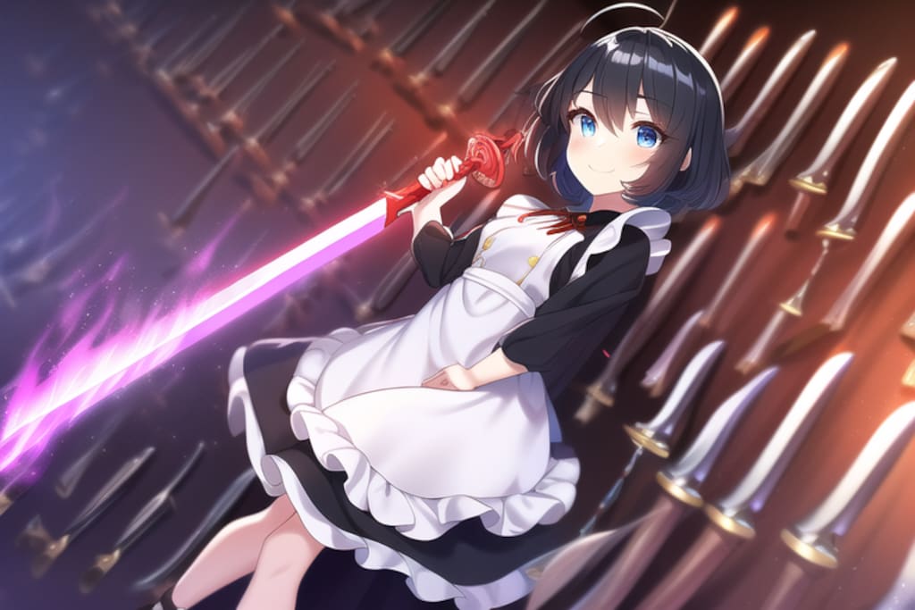 メイドさんの武器商店　属性魔剣セール中