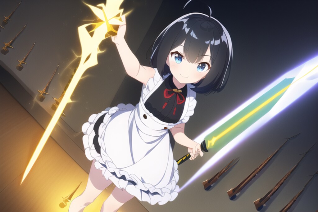 メイドさんの武器商店　属性魔剣セール中