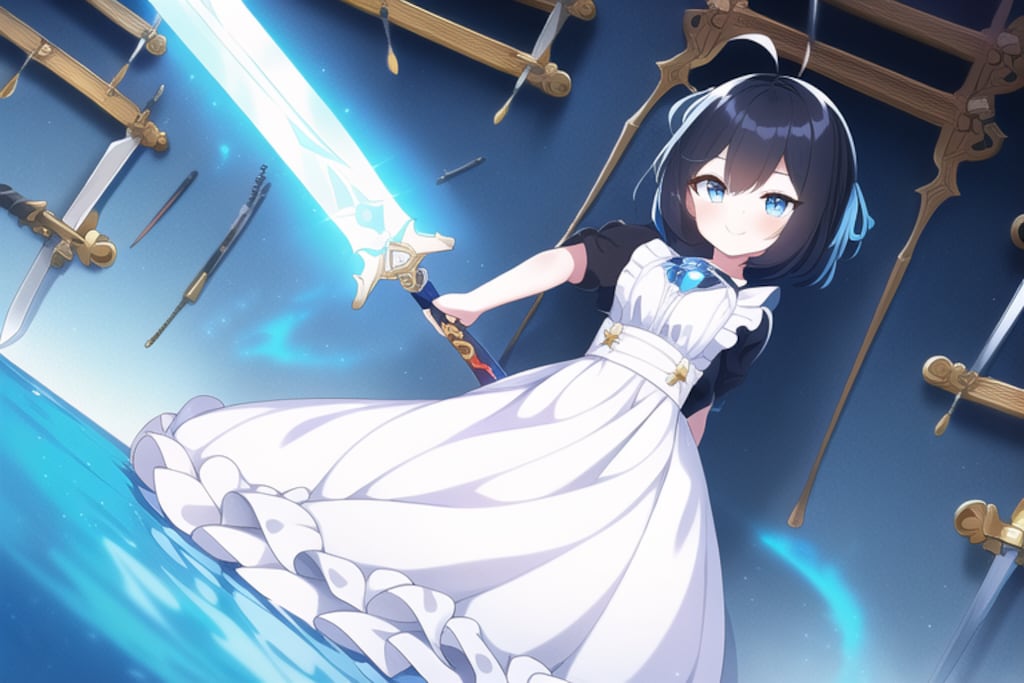 メイドさんの武器商店　属性魔剣セール中