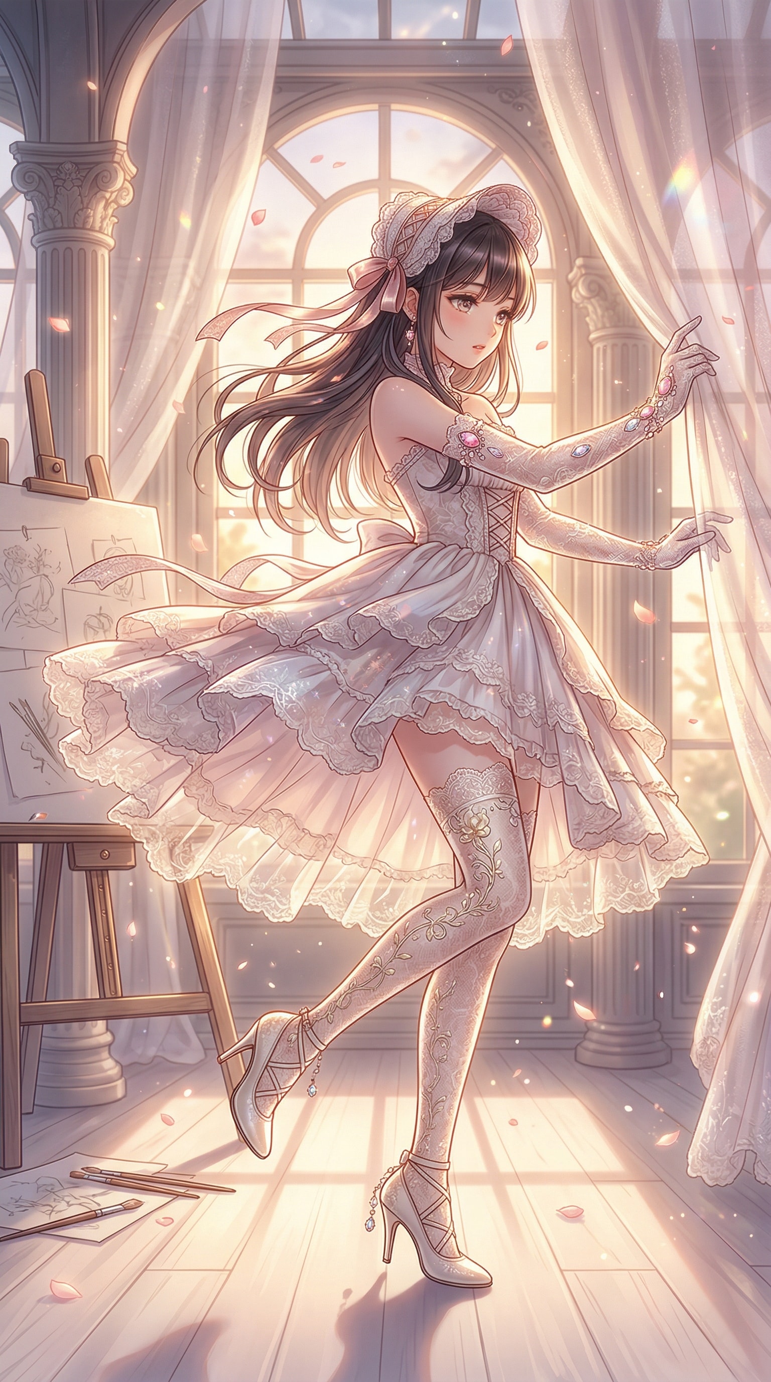 花宵夢絵の乙女 | の人気AIイラスト・グラビア