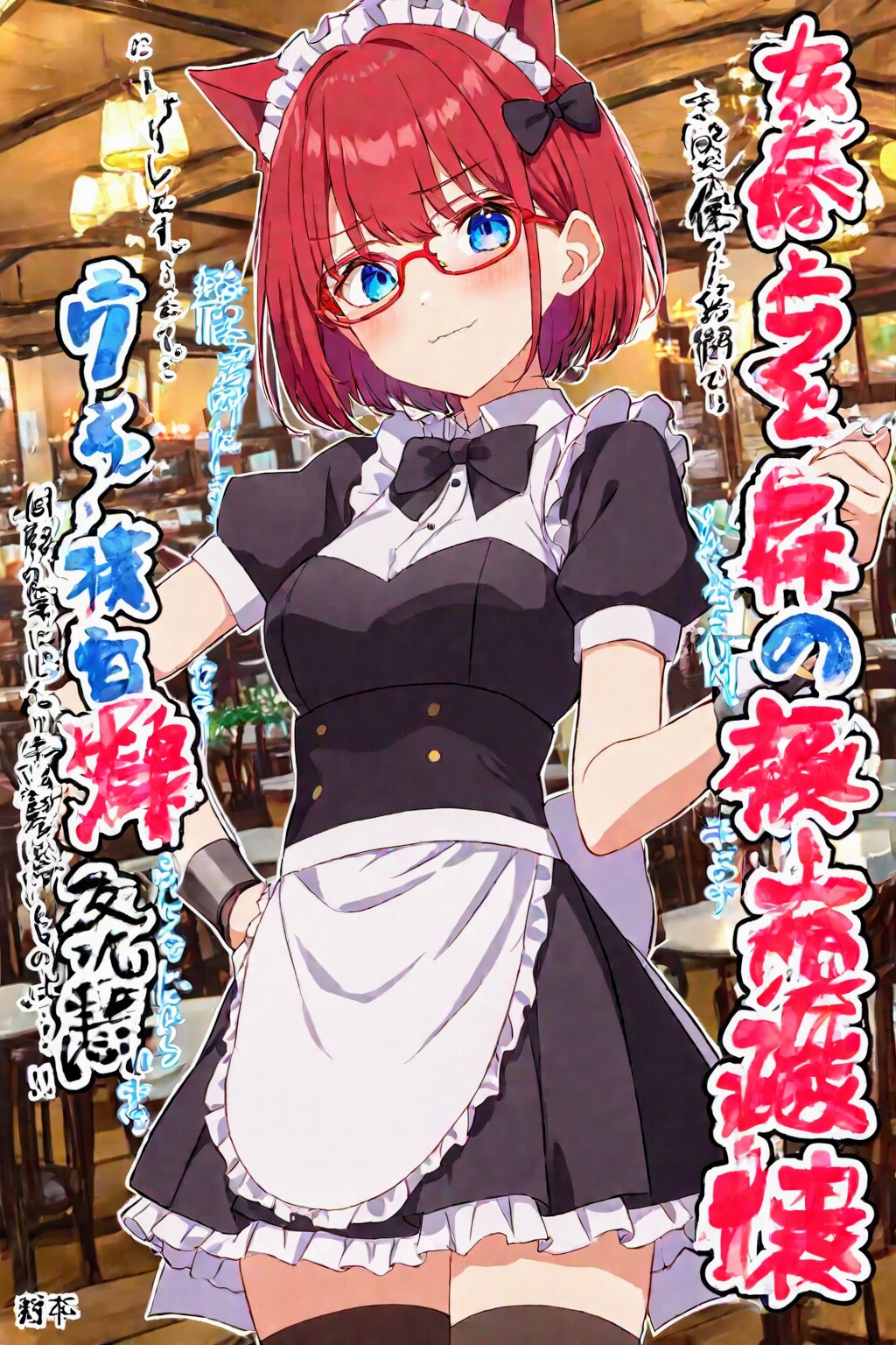 メイドカフェチラシの、お姉やん