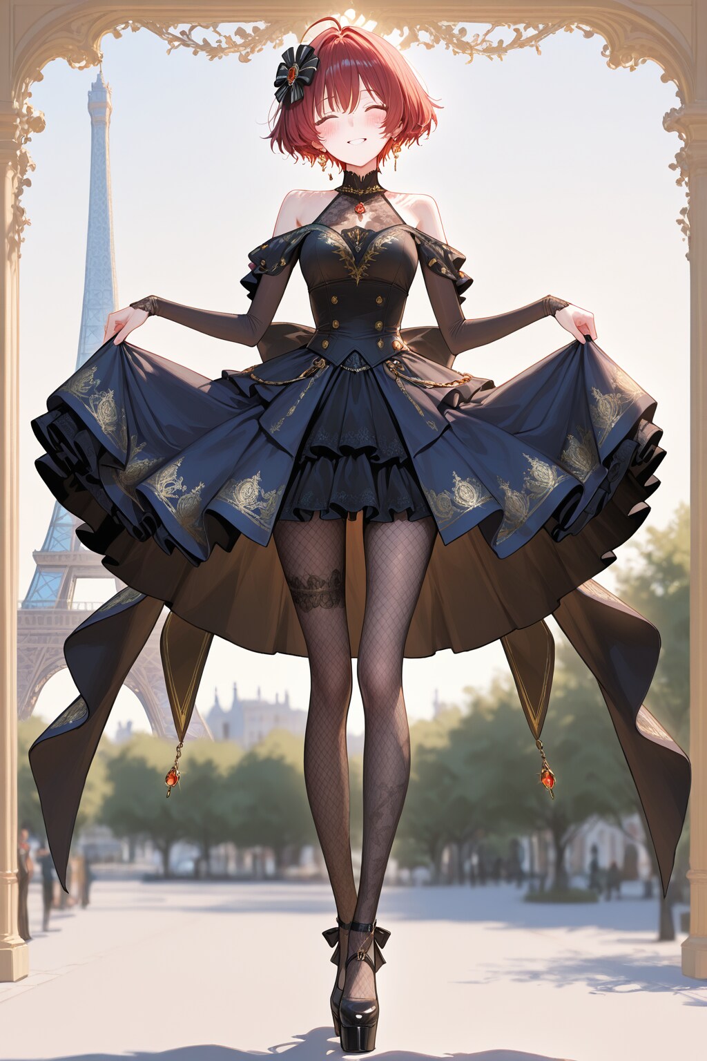 パリ（衣装といっしょ）