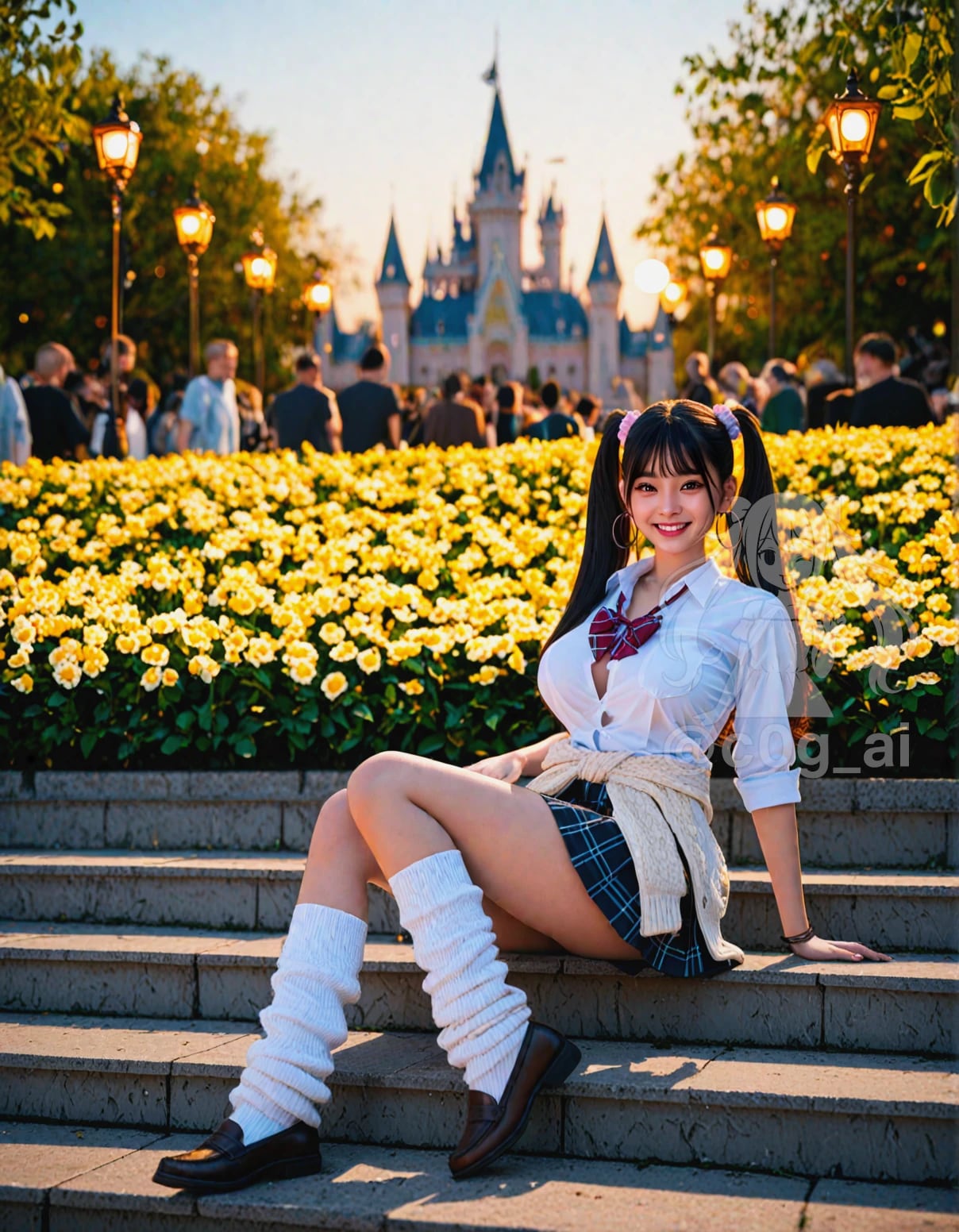 陽菜々史上いちばん盛れたデ●ズニー💖