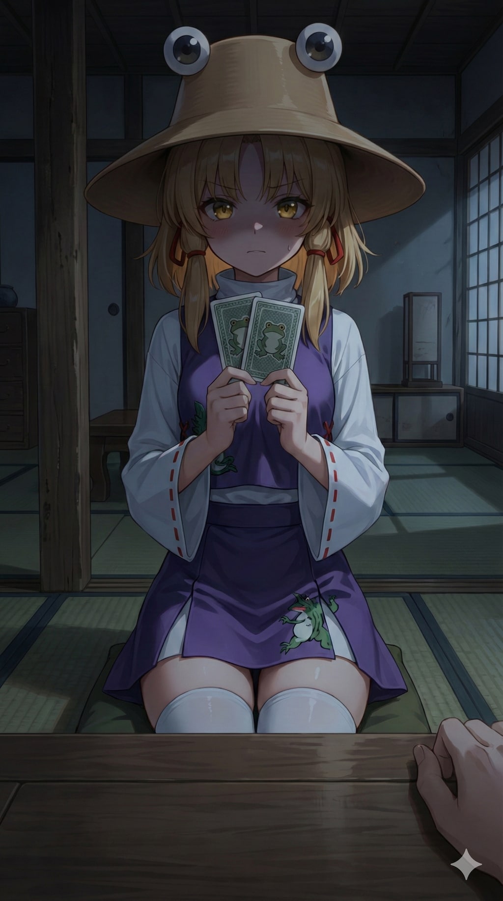 諏訪子とのババ抜き