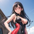 黒髪コスプレ少女　その2 2枚目