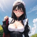 黒髪コスプレ少女　その2 4枚目
