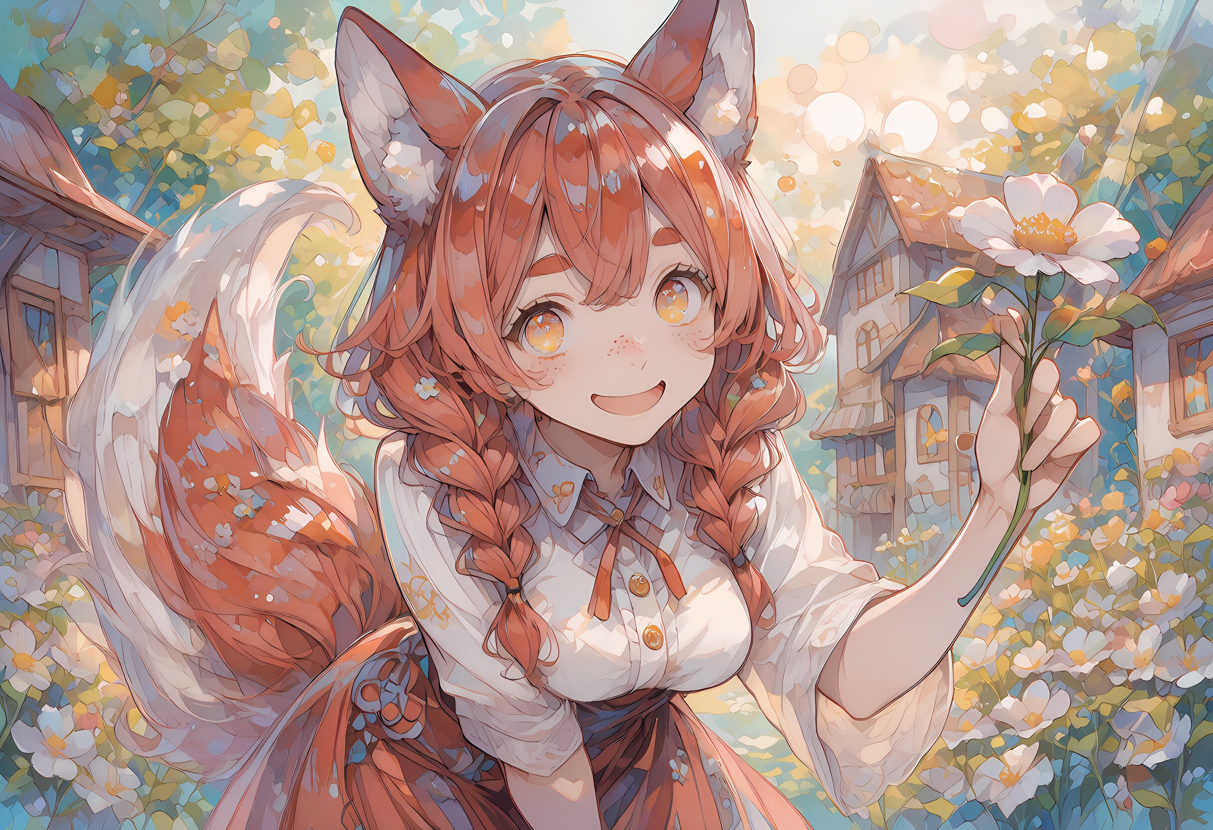 ひとり一輪 | の人気AIイラスト・グラビア