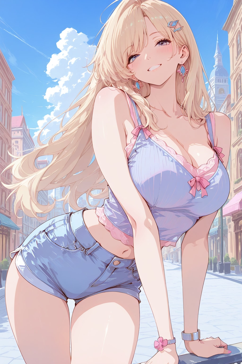 金髪さん理想の夏コーデ