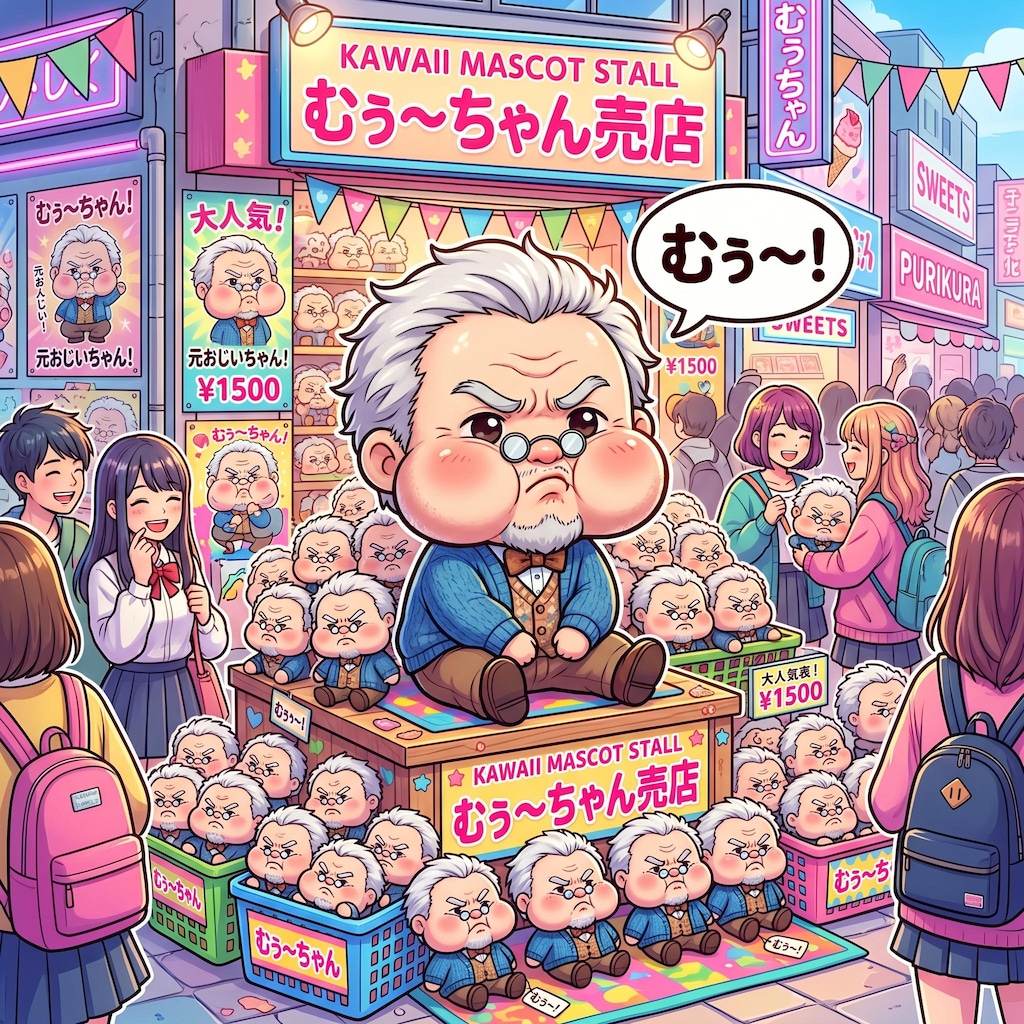 スネるおじさんマスコット