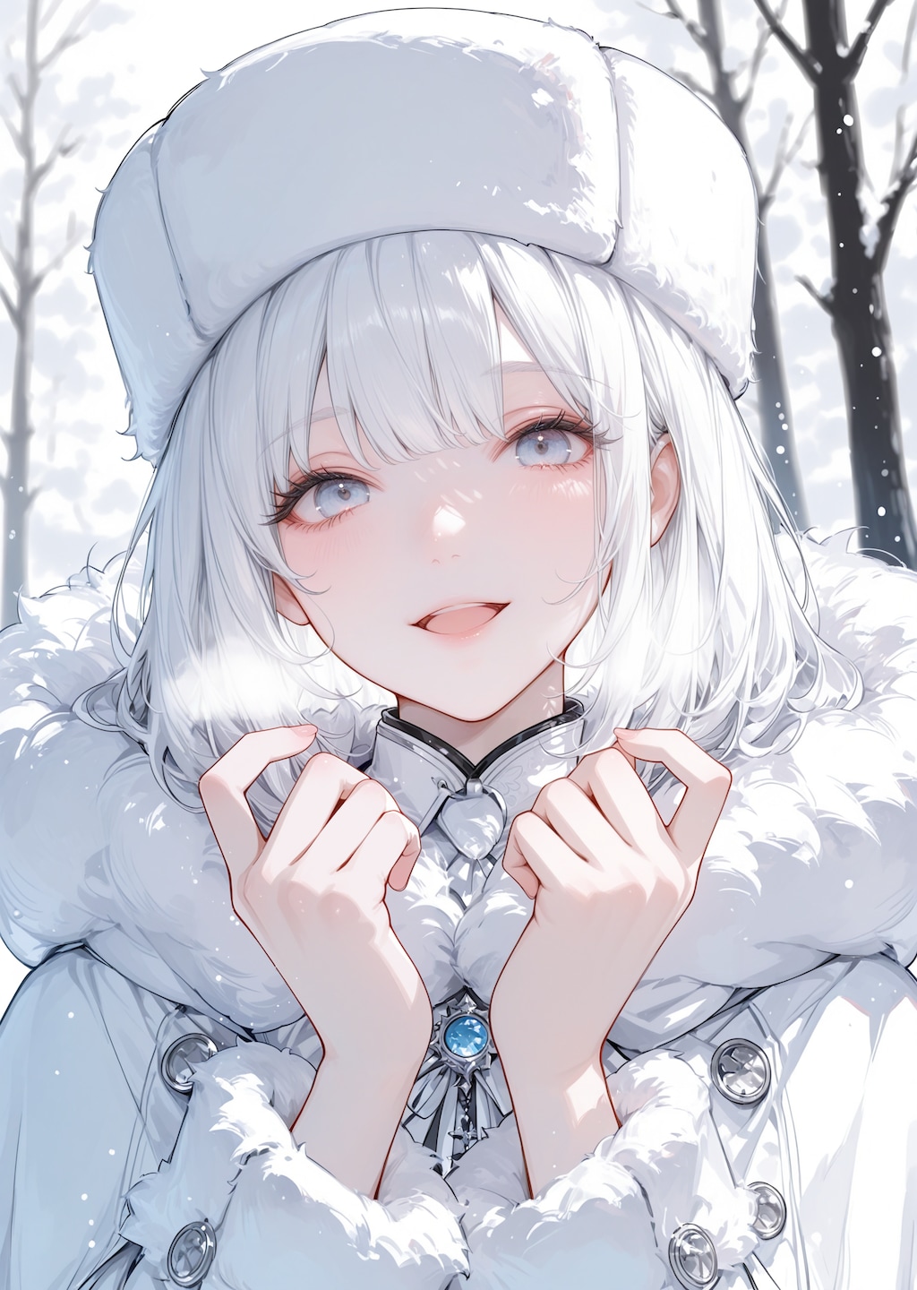 雪国の少女