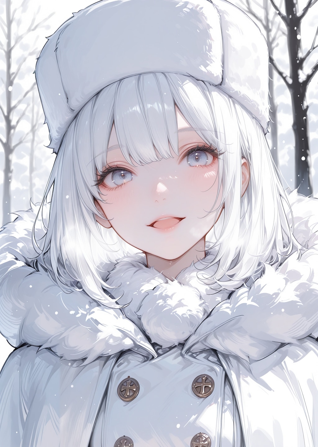 雪国の少女