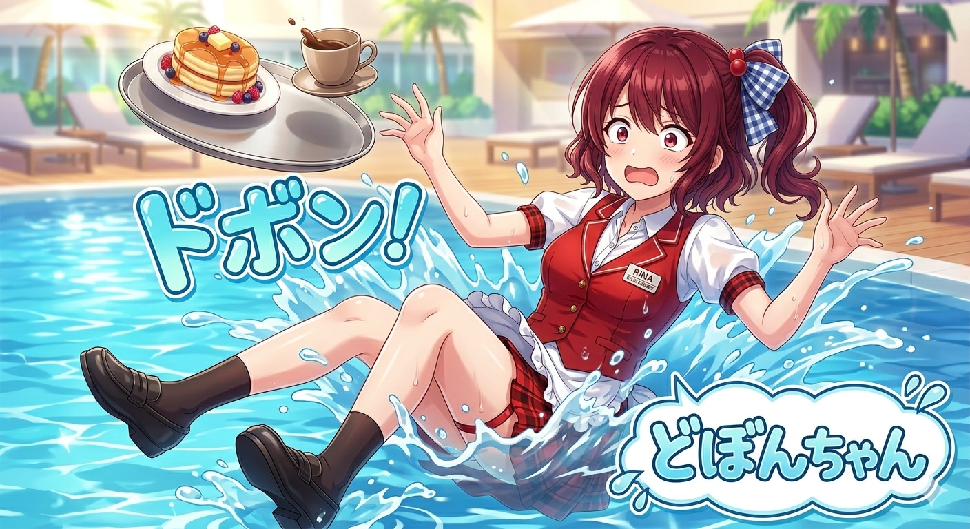 りぼんちゃん→どぼんちゃん