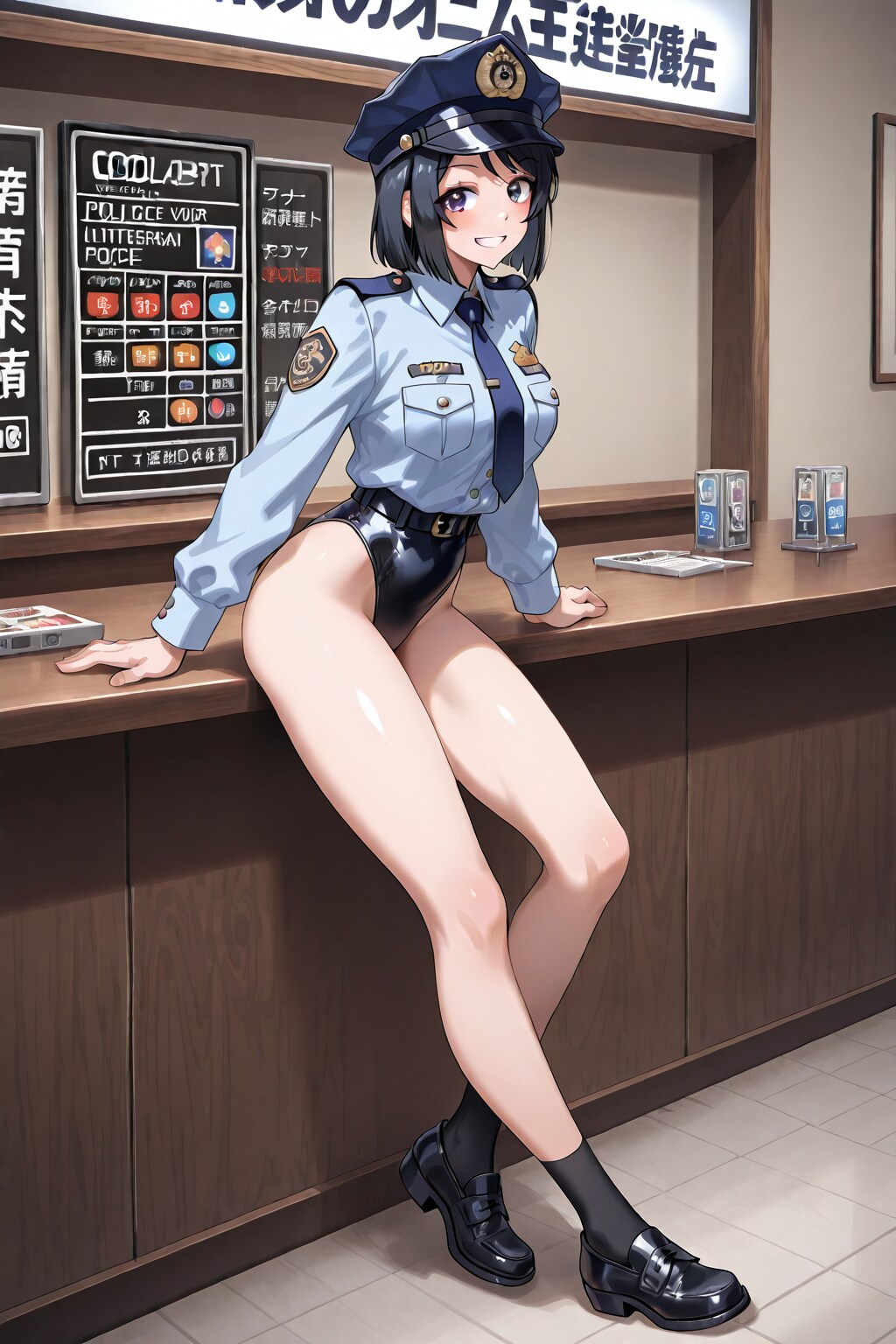 ハイレグ婦警熱海ホムラの国民の文学バー