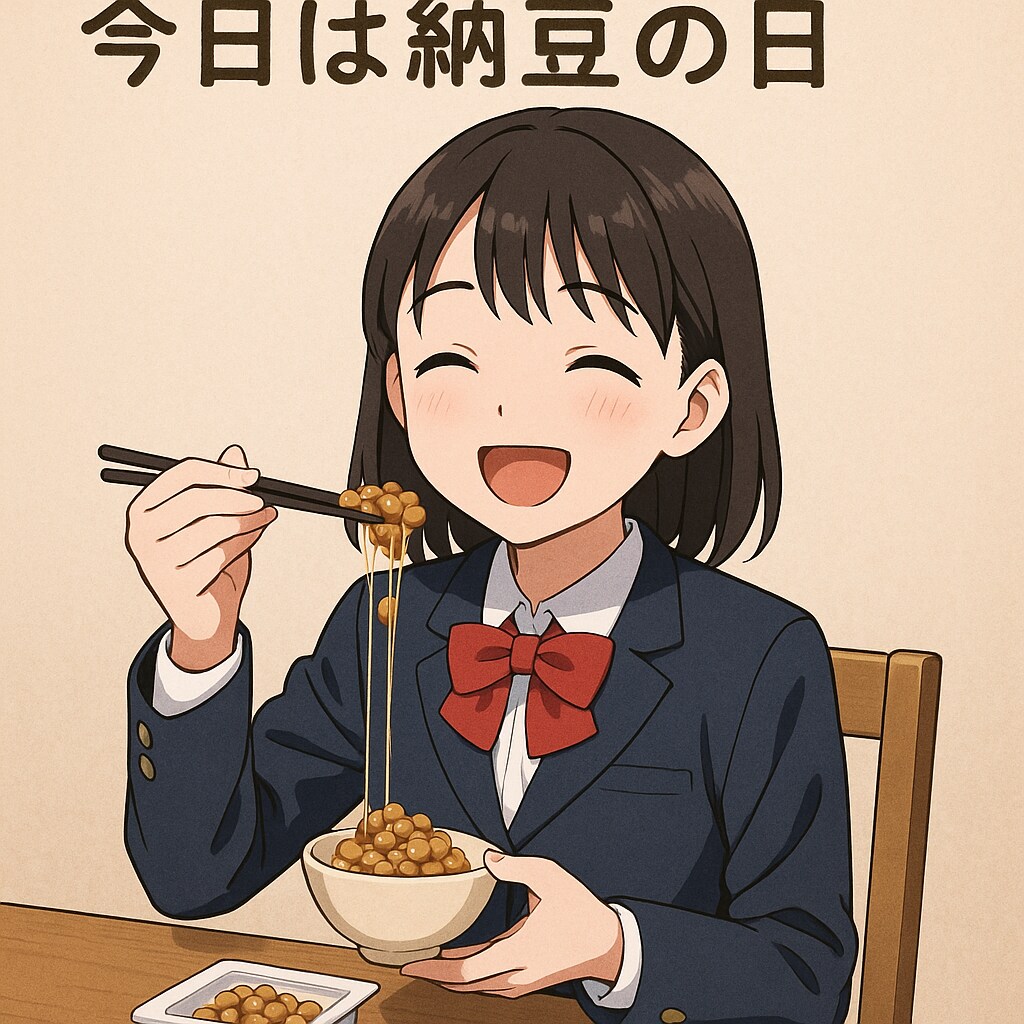 今日７月１０日は 納豆の日です。