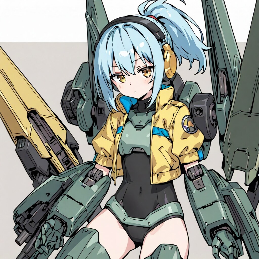 メカ娘を生成してみた。