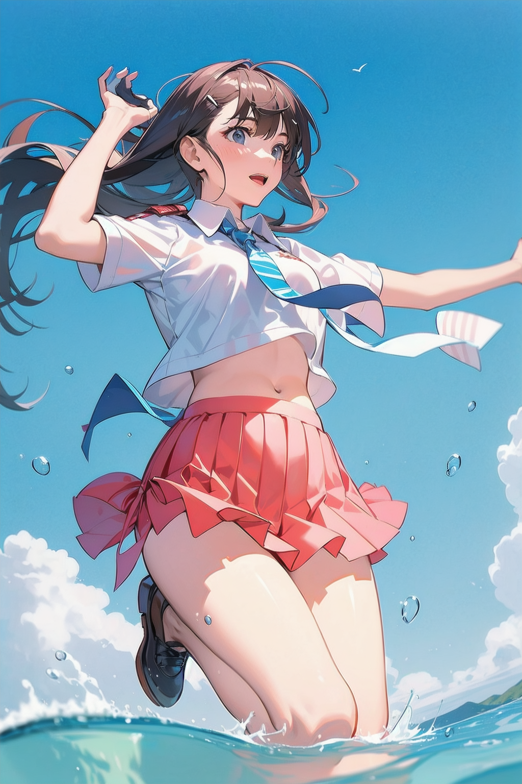 夏の日の放課後の一場面（海に飛び込んじゃえ！♡）03