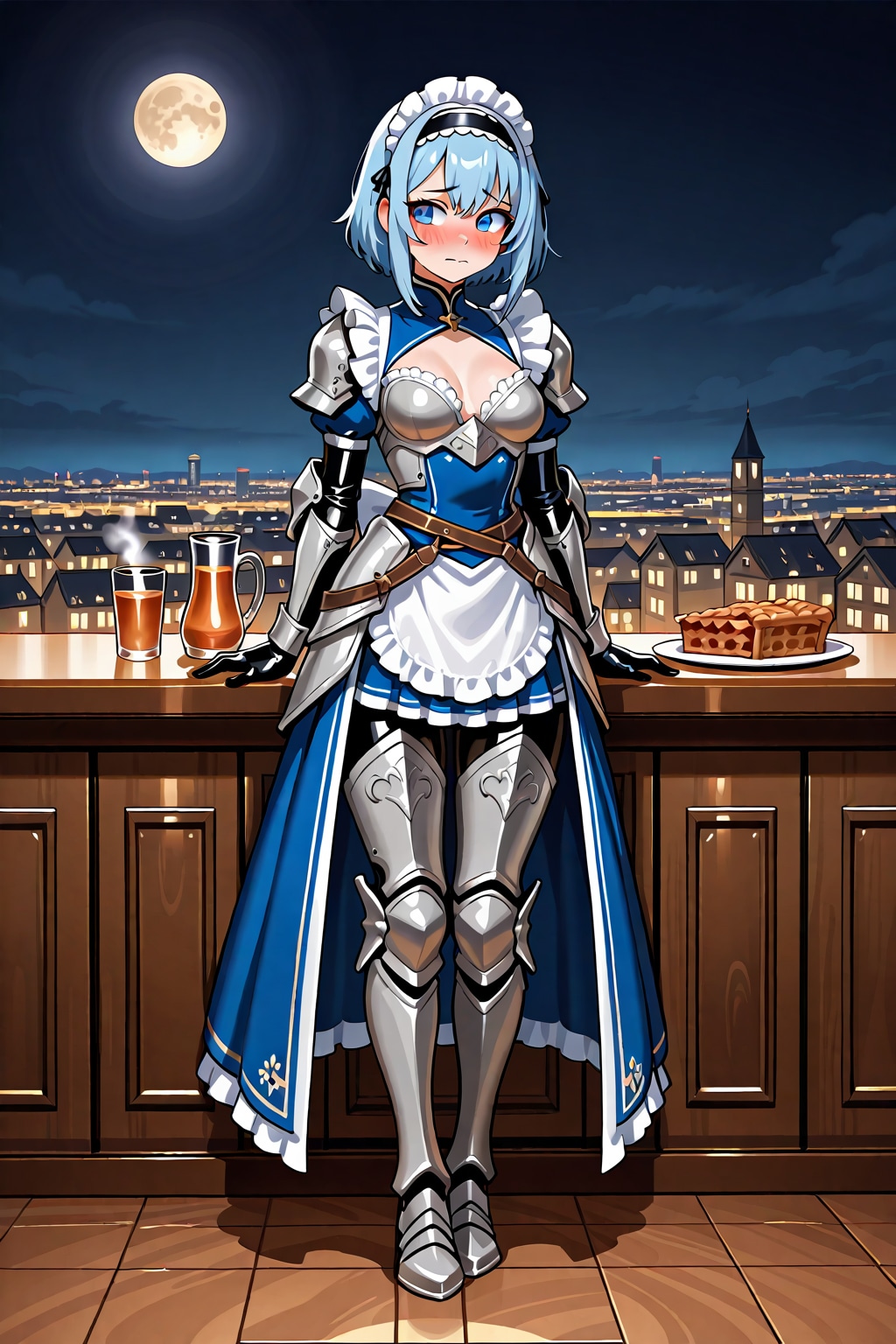 アーマーメイド衣装のラピスさん(ちちぷい版)