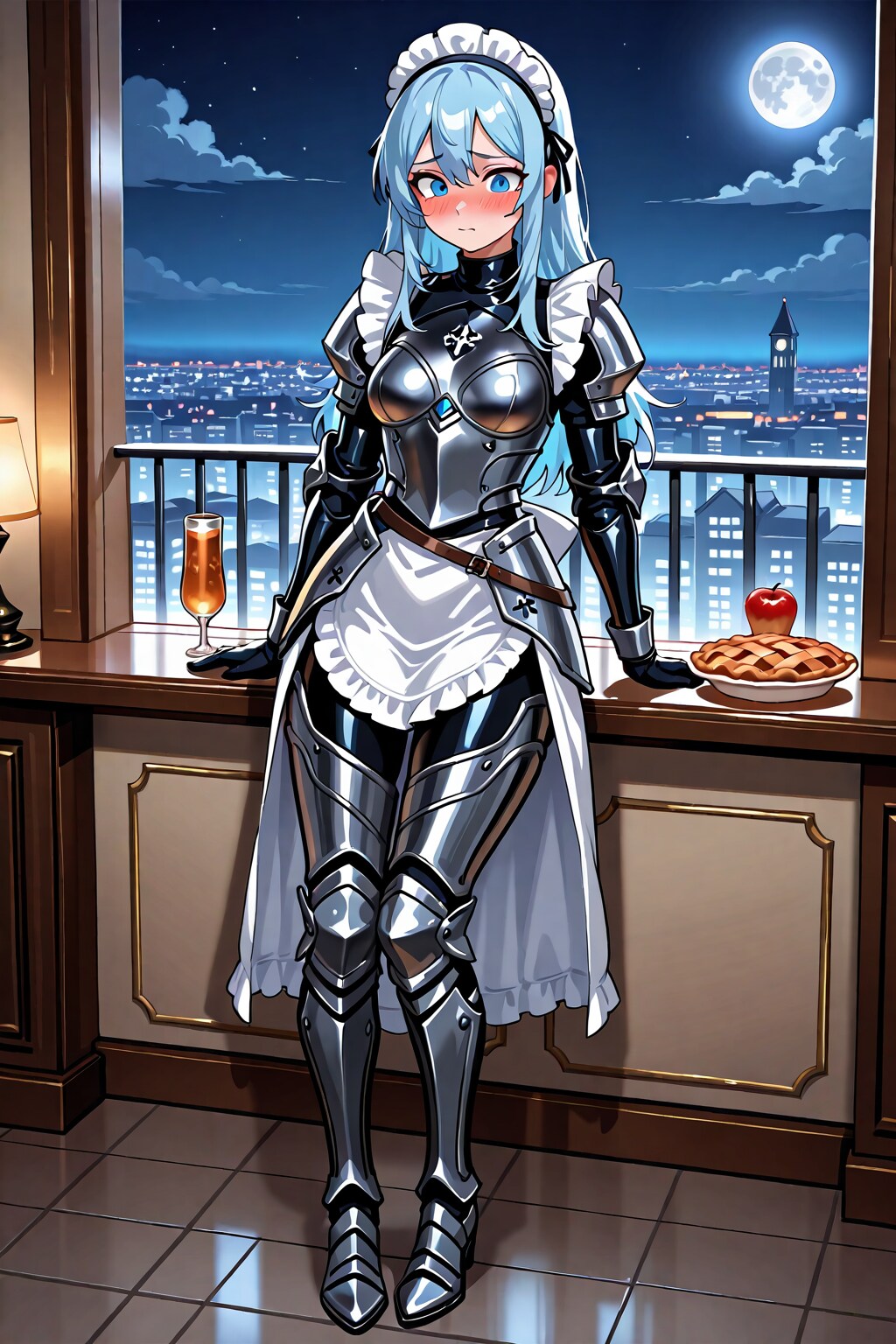 アーマーメイド衣装のラピスさん(ちちぷい版)