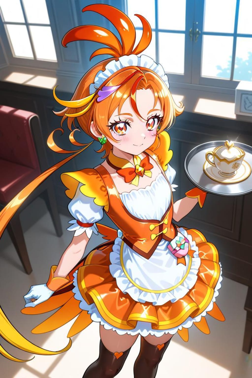 キュアウィング　メイド服