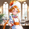 キュアウィング　メイド服 4枚目