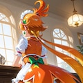 キュアウィング　メイド服 6枚目