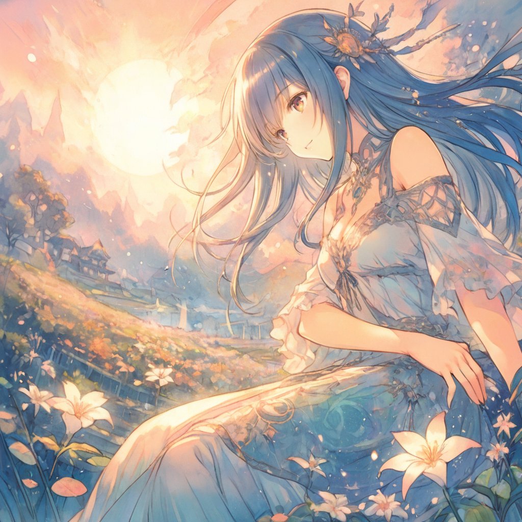 花と少女34 | の人気AIイラスト・グラビア